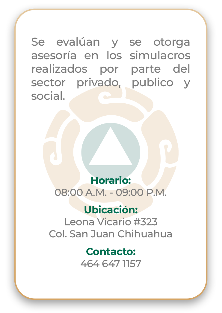 Información Simulacros